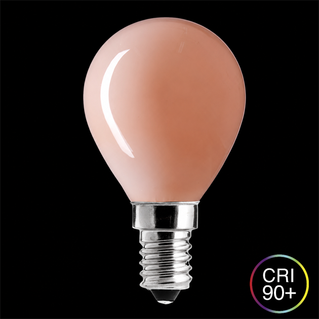SOFT COLOR blush pink klot E14 4W 1800K dimbar